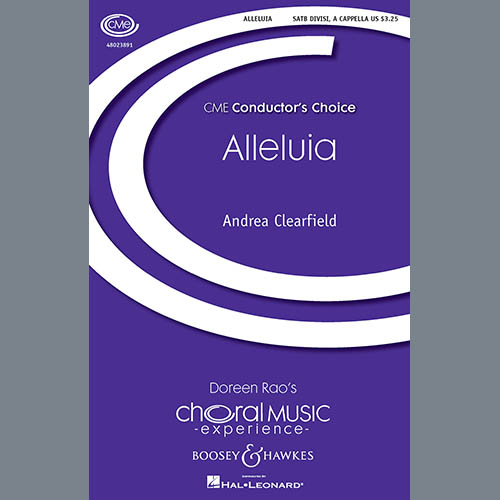 Andrea Clearfield, Alleluia, SATB