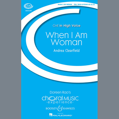 Andrea Clearfield, When I Am Woman, SSA Choir