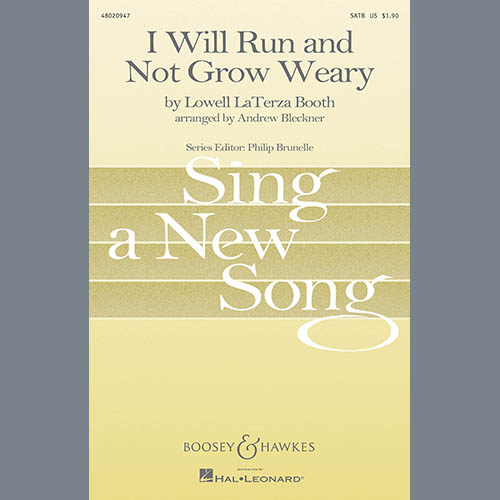 Andrew Bleckner, I Will Run And Not Grow Weary, SATB