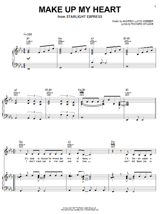 Andrew Lloyd Webber Make Up My Heart Sheet Music Notes & Chords for Cello - Download or Print PDF