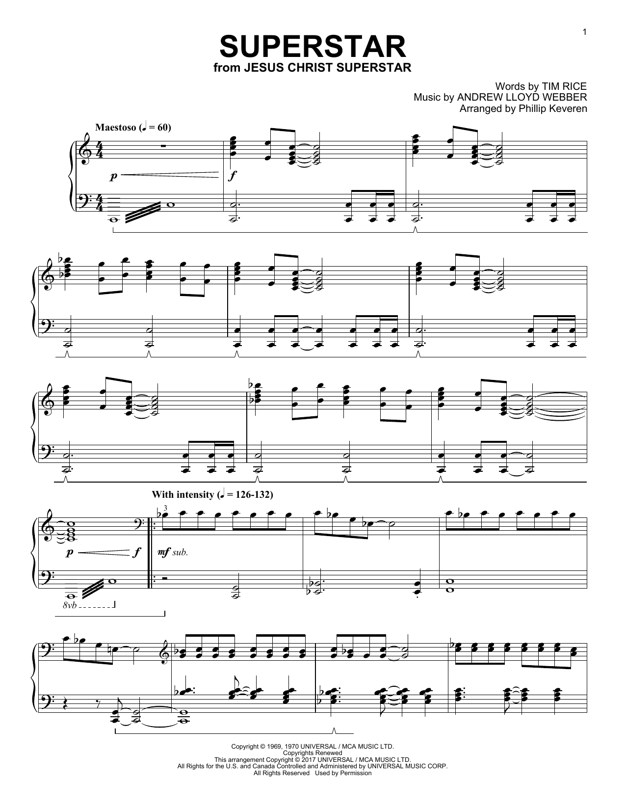 Phillip Keveren Superstar Sheet Music Notes & Chords for Piano - Download or Print PDF