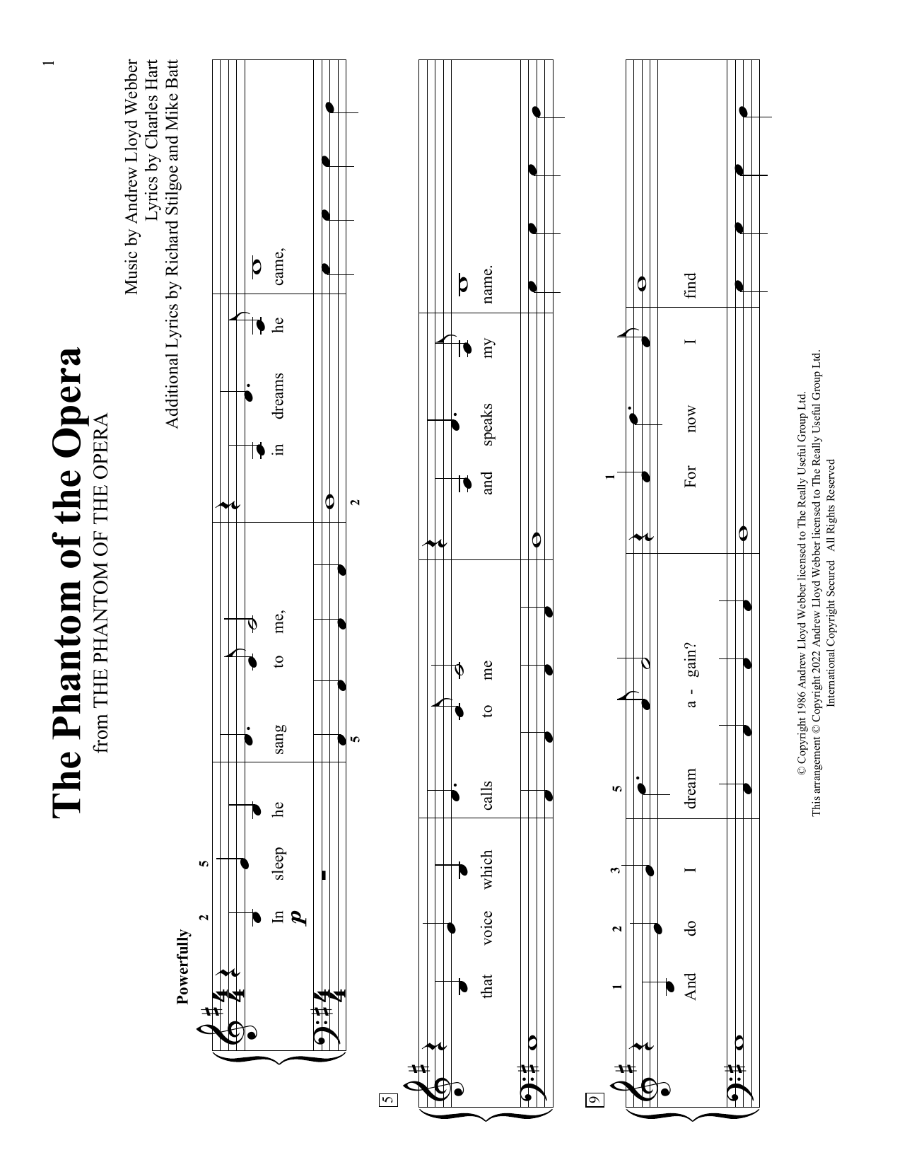 Andrew Lloyd Webber The Phantom Of The Opera (arr. Christopher Hussey) Sheet Music Notes & Chords for Educational Piano - Download or Print PDF