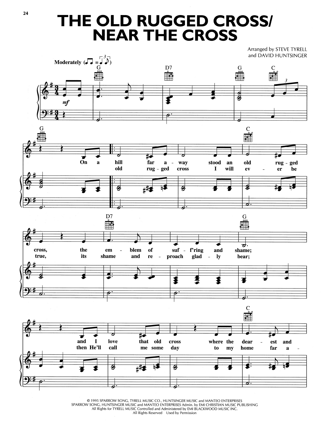Andy Griffith The Old Rugged Cross/Near The Cross Sheet Music Notes & Chords for Piano, Vocal & Guitar Chords (Right-Hand Melody) - Download or Print PDF Andy Griffith The Old Rugged Cross/Near The Cross Sheet Music Notes & Chords for Piano, Vocal & Guitar Chords (Right-Hand Melody) - Download or Print PDF