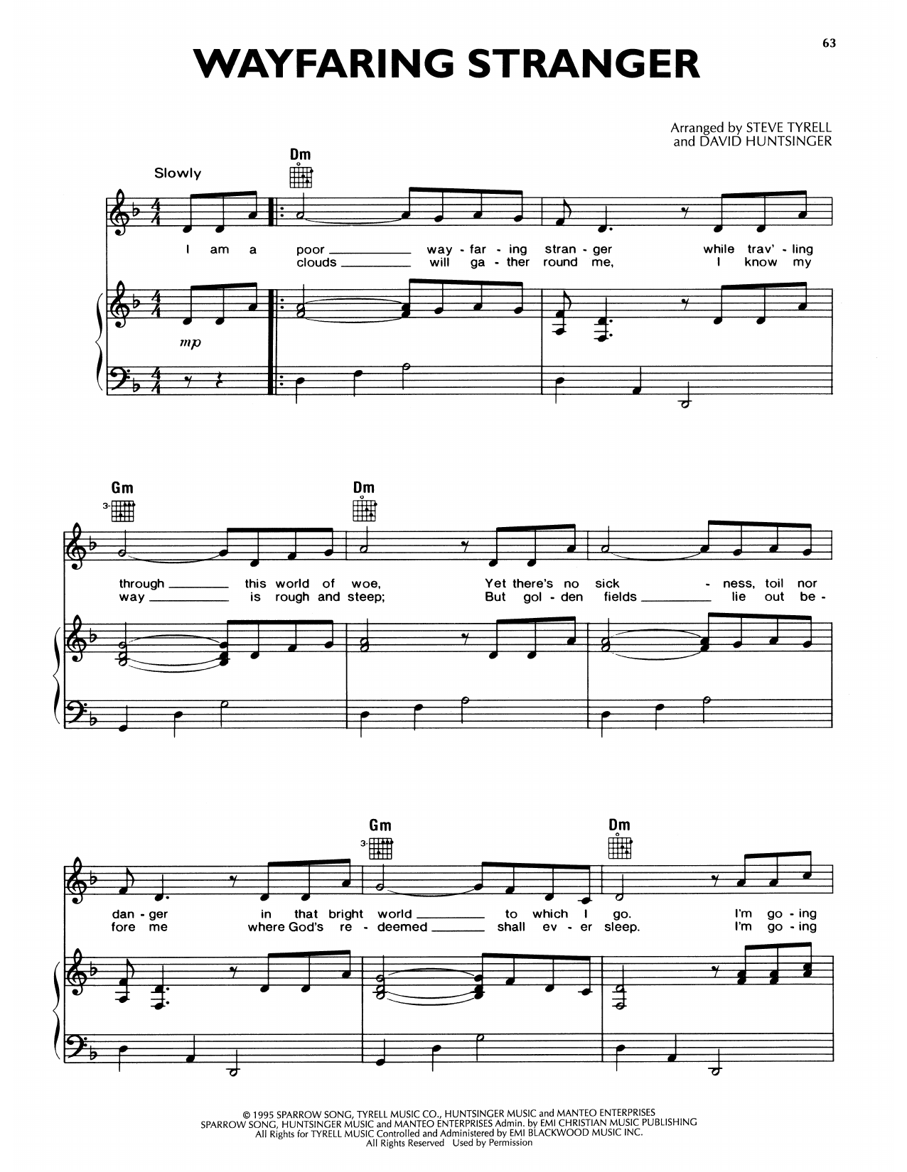 Andy Griffith Wayfaring Stranger Sheet Music Notes & Chords for Piano, Vocal & Guitar Chords (Right-Hand Melody) - Download or Print PDF Andy Griffith Wayfaring Stranger Sheet Music Notes & Chords for Piano, Vocal & Guitar Chords (Right-Hand Melody) - Download or Print PDF