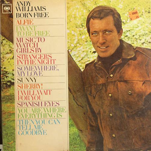 Andy Williams, Music To Watch Girls By, Lead Sheet / Fake Book