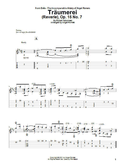 Traumerei (Reverie), Op. 15 No. 7 sheet music