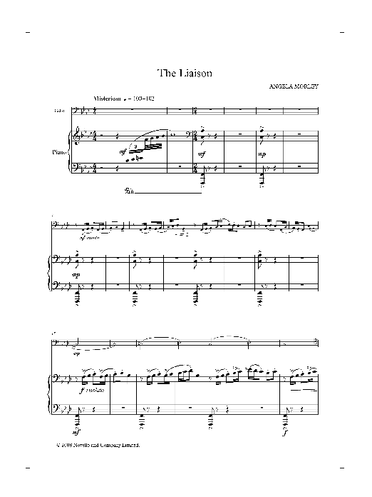 Angela Morley The Liaison (score and parts) Sheet Music Notes & Chords for Piano, Vocal & Guitar (Right-Hand Melody) - Download or Print PDF