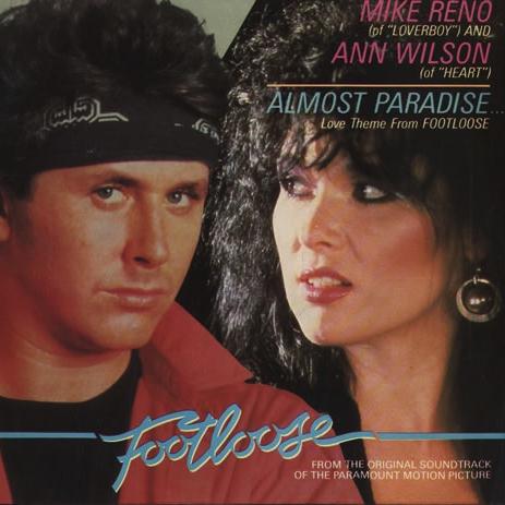 Ann Wilson & Mike Reno, Almost Paradise (from Footloose), Melody Line, Lyrics & Chords
