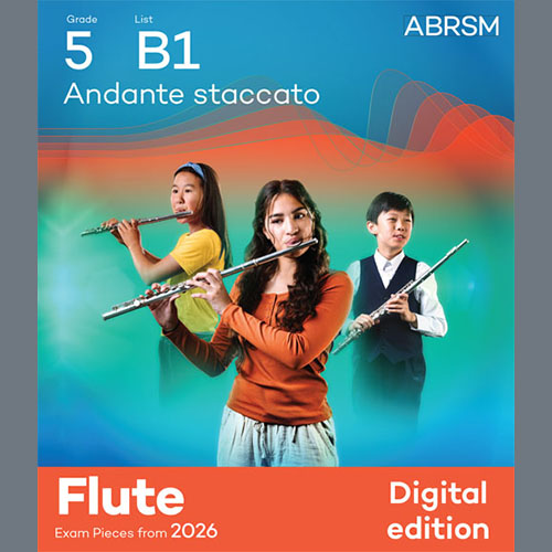 Anna Bon di Venezia, Andante staccato (Grade 5, list B1, from the ABRSM Flute Syllabus from 2026), Flute Solo