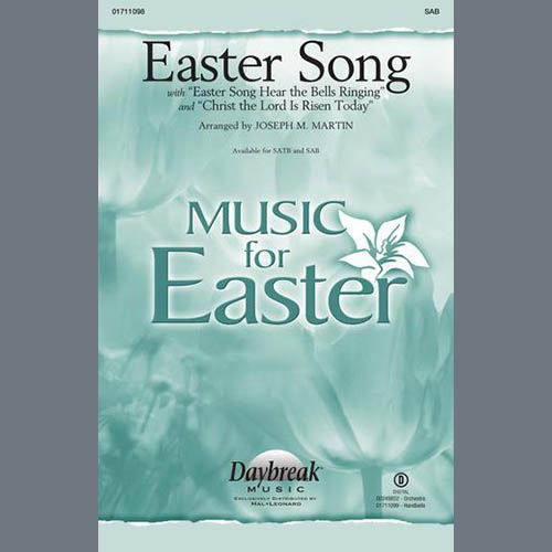 Anne Herring, Easter Song Hear The Bells Ringing (arr. Joseph M. Martin), SAB Choir