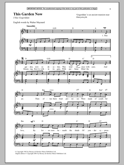 Anonymous This Garden Now Sheet Music Notes & Chords for Piano - Download or Print PDF