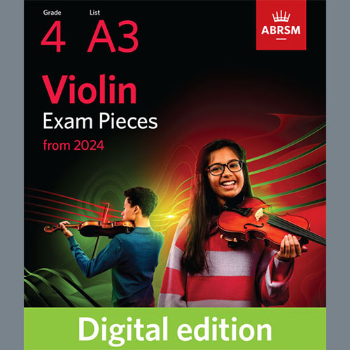 Antonio Veracini, Vivace (Grade 4, A3, from the ABRSM Violin Syllabus from 2024), Violin Solo