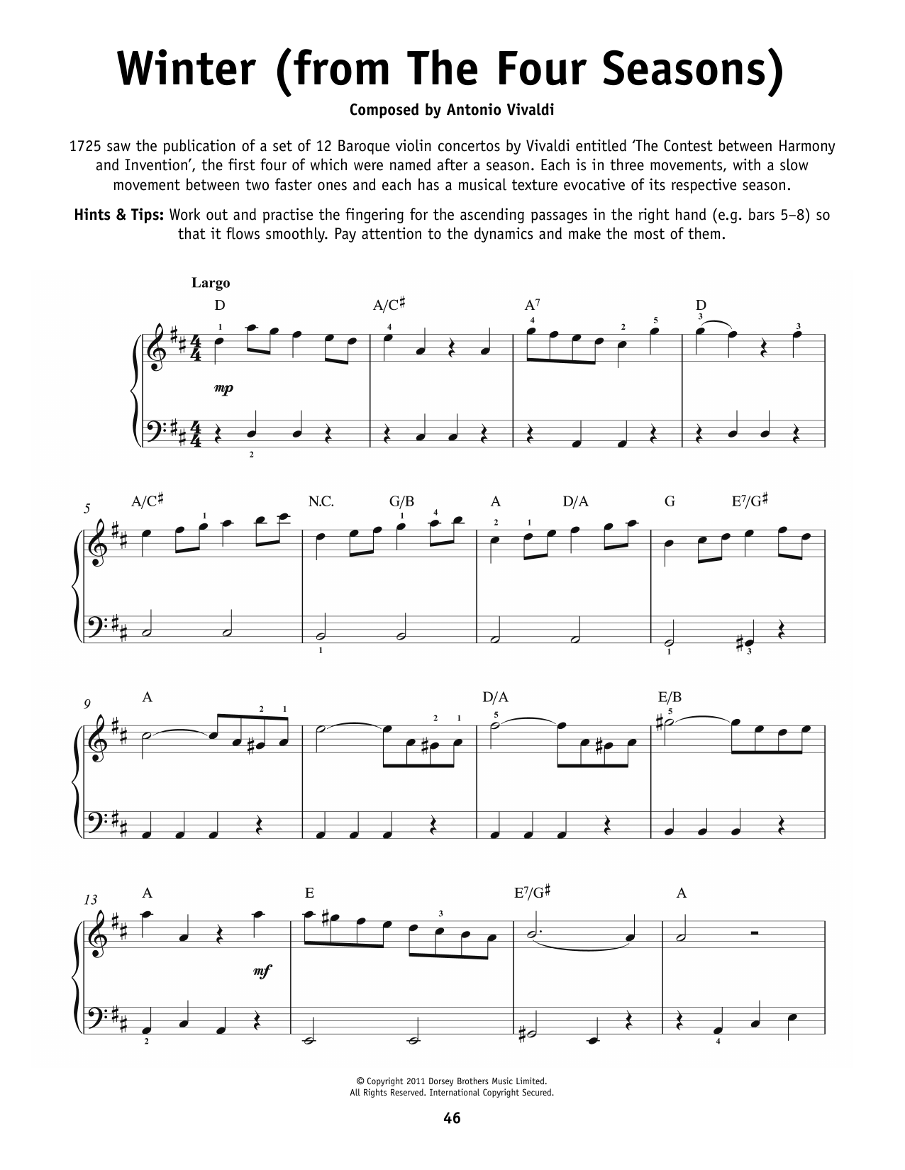 Antonio Vivaldi Largo, RV 297 ( Antonio Vivaldi Largo, RV 297 (