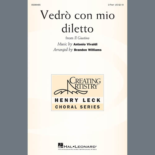 Antonio Vivaldi, Vedro Con Mio Diletto (arr. Brandon Williams), 2-Part Choir