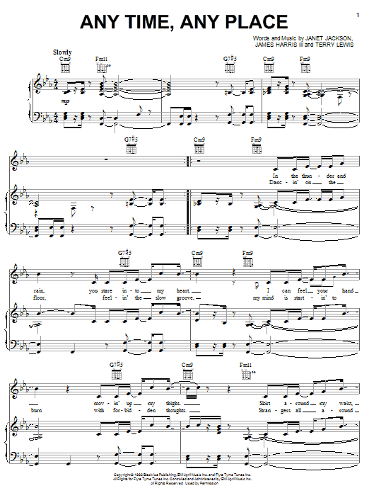 Preview Mischa Spoliansky Any Time, Any Place Classical sheet music, notes and chords for Piano, SKU: 123897 Any Time, Any Place sheet music