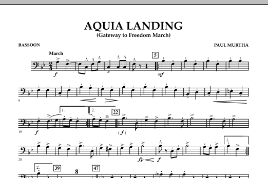 Paul Murtha Aquia Landing Gateway To Freedom March Bassoon