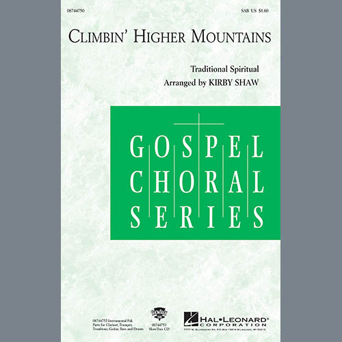 Aretha Franklin, Climbin' Higher Mountains (arr. Kirby Shaw), SATB Choir