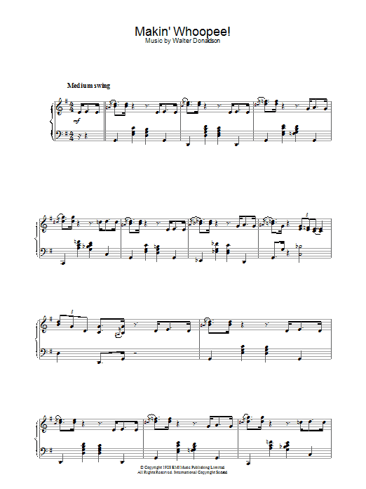 Art Tatum Makin' Whoopee! Sheet Music Notes & Chords for Piano - Download or Print PDF Art Tatum Makin' Whoopee! Sheet Music Notes & Chords for Piano - Download or Print PDF