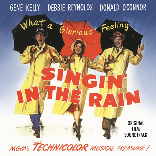 Arthur Freed, Singin' In The Rain, Piano, Vocal & Guitar (Right-Hand Melody)
