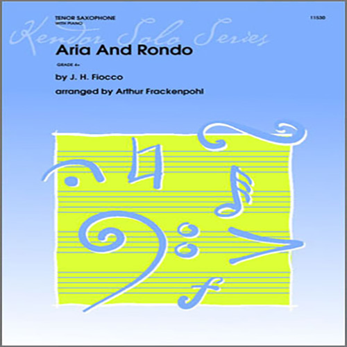 Arthur Frackenpohl, Aria And Rondo - Tenor Sax, Woodwind Solo