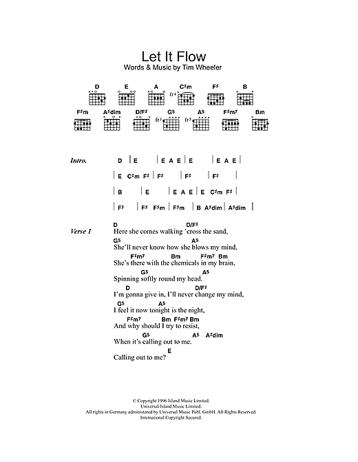 Let It Flow sheet music