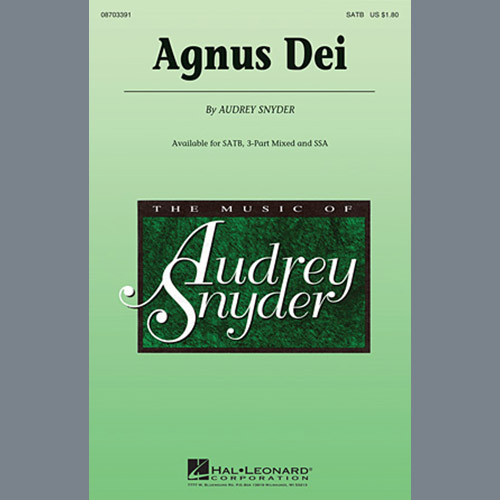 Audrey Snyder, Agnus Dei, 3-Part Mixed