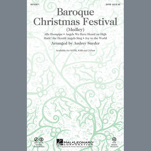 Audrey Snyder, Baroque Christmas Festival (Medley), SAB