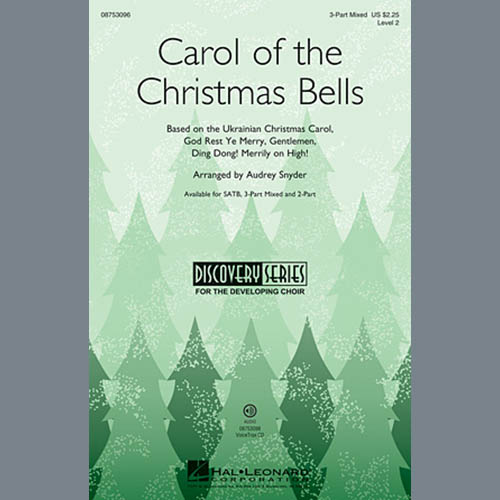 Audrey Snyder, Carol Of The Christmas Bells, 2-Part Choir