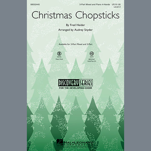 Audrey Snyder, Christmas Chopsticks, 2-Part Choir
