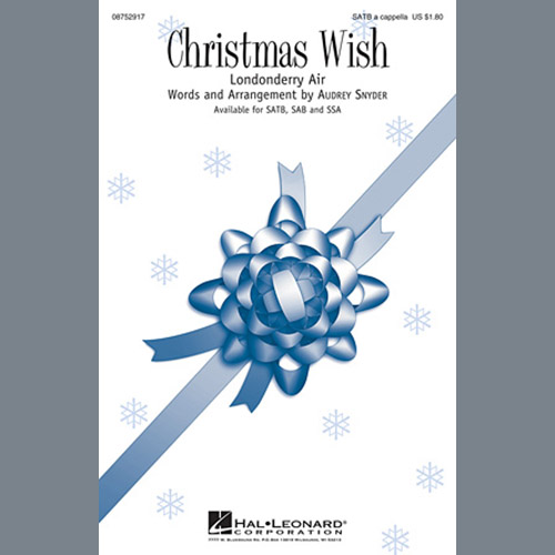 Audrey Snyder, Christmas Wish, SATB