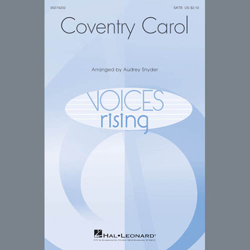 Audrey Snyder, Coventry Carol, SSA Choir