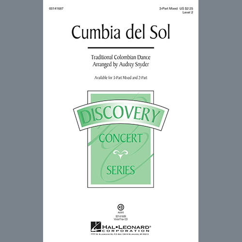 Audrey Snyder, Cumbia Del Sol (Cumbia Of The Sun), 2-Part Choir