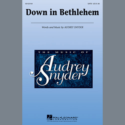 Audrey Snyder, Down In Bethlehem, SATB