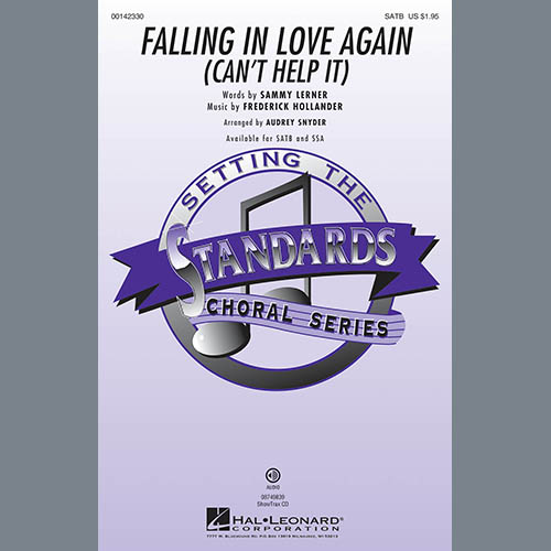 Audrey Snyder, Falling In Love Again (Can't Help It), SATB