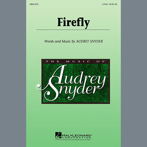 Audrey Snyder, Firefly, 2-Part Choir