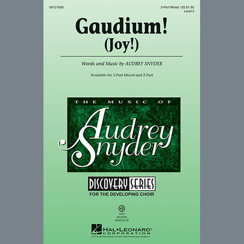 Audrey Snyder, Gaudium!, 3-Part Mixed