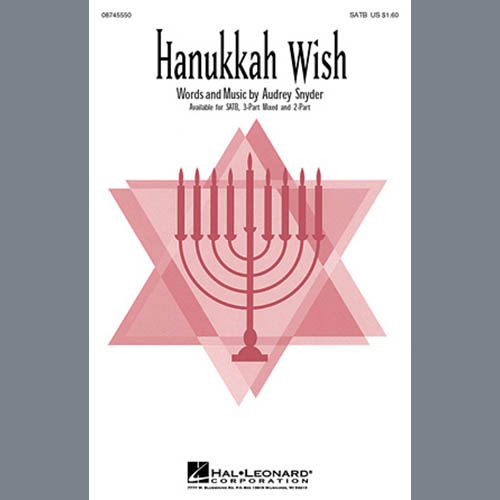 Audrey Snyder, Hanukkah Wish, 2-Part Choir