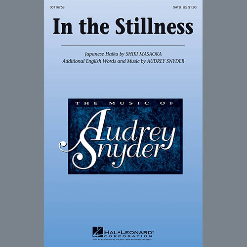Audrey Snyder, In The Stillness, 3-Part Mixed