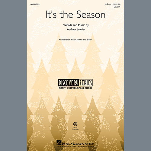 Audrey Snyder, It's The Season, 3-Part Mixed Choir