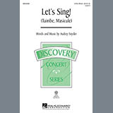 Download Audrey Snyder Let's Sing (Tuimbe, Masicule) sheet music and printable PDF music notes