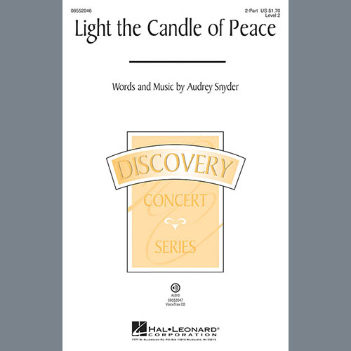 Audrey Snyder, Light The Candle Of Peace, 2-Part Choir