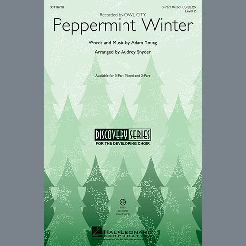 Audrey Snyder, Peppermint Winter, 3-Part Mixed