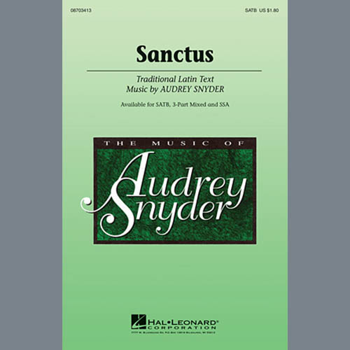 Audrey Snyder, Sanctus, SATB