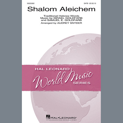 Audrey Snyder, Shalom Aleichem, SATB