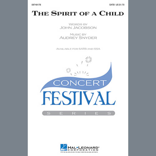 Audrey Snyder, The Spirit Of A Child, SATB