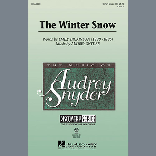 Audrey Snyder, The Winter Snow, 3-Part Mixed