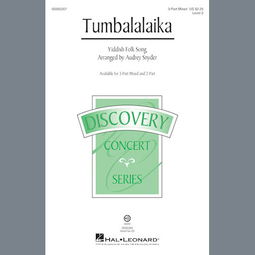 Audrey Snyder, Tumbalalaika, 3-Part Mixed