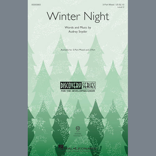 Audrey Snyder, Winter Night, 3-Part Mixed