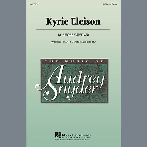 Audrey Snyder, Kyrie Eleison, 3-Part Mixed