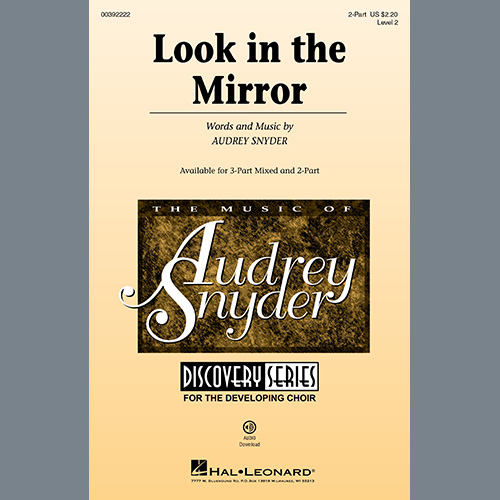 Download Audrey Snyder Look In The Mirror sheet music and printable PDF music notes